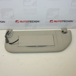 Aletta parasole conducente con illuminazione Citroën C2 C3 8143KN