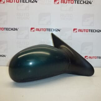 Specchietto laterale destro verde metallizzato Peugeot 406 8149T1