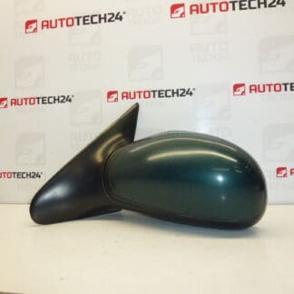 Specchietto retrovisore sinistro verde metallizzato Peugeot 406 8149S2