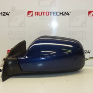 Specchio sinistro Peugeot 307 blu metallizzato 8149AW